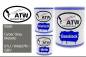 Preview: Saab, Cyber Gray Metallic, 57U / WA637R / GBV: 1L Lackdose + 1L Klarlack + 500ml Härter - Set, von ATW Autoteile West.